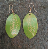 Mossy Leaf Earring