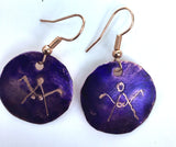 Mother Earth Purple Earrings
