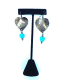 Turquoise & Heart Earrings
